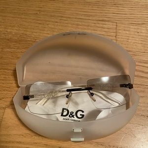 Dolce & Gabbana Square Frame Clear Glasses